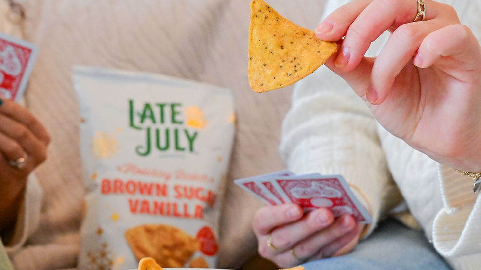 Late July debuts limited-edition brown sugar vanilla tortilla chips for the festive season