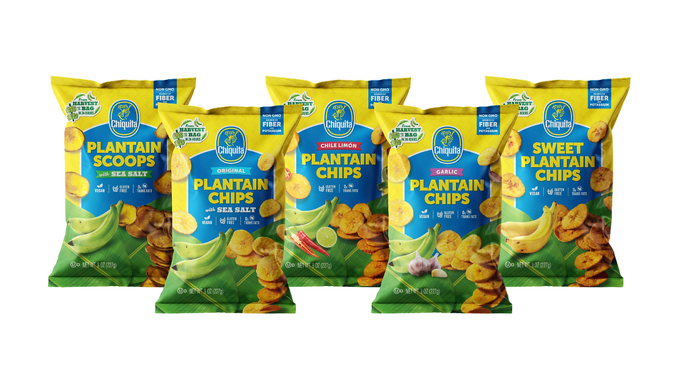Snax-Sational Brands and Chiquita launch new plantain chip range