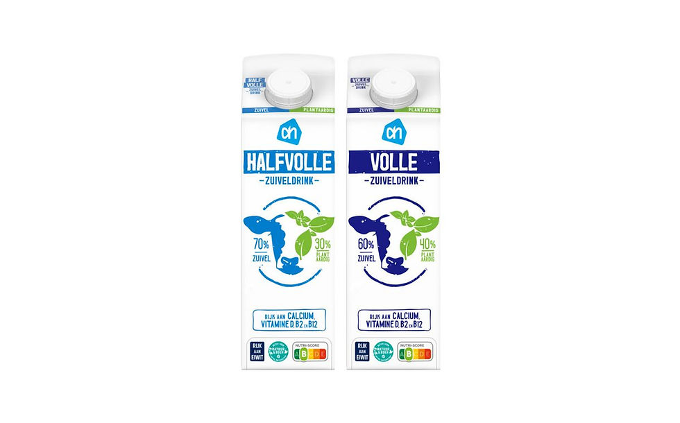 Albert Heijn launches new hybrid dairy and plant milk blends