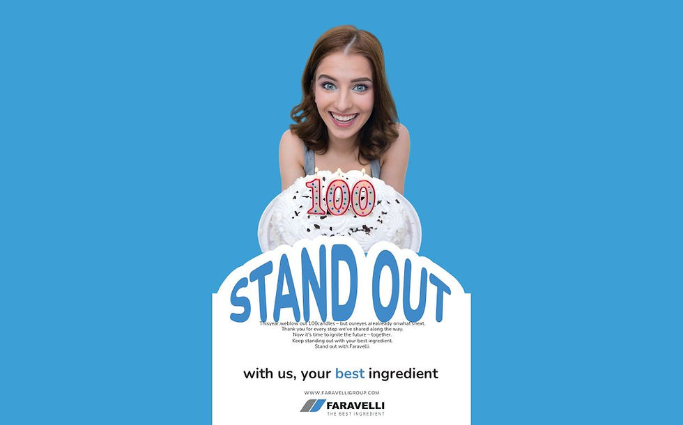 Faravelli launches Stand Out: a campaign celebrating 100 years