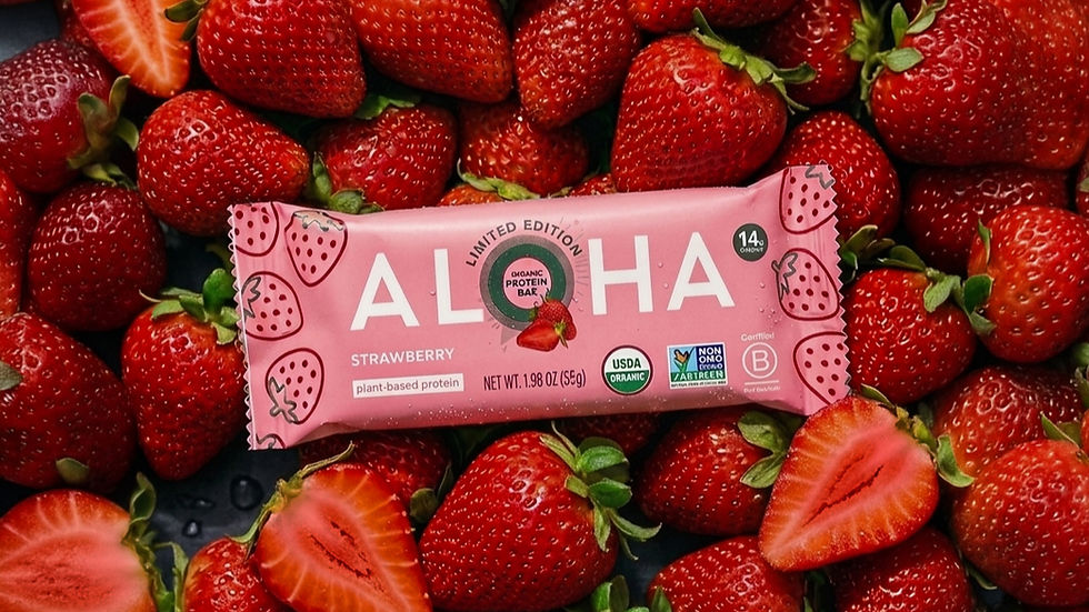 Aloha introduces limited-edition strawberry protein bar to expand fruit-forward range