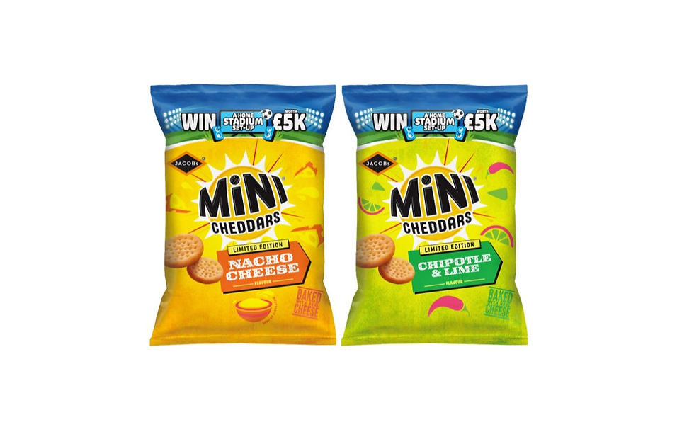 Jacob's launches new limited-edition Mini Cheddar flavours