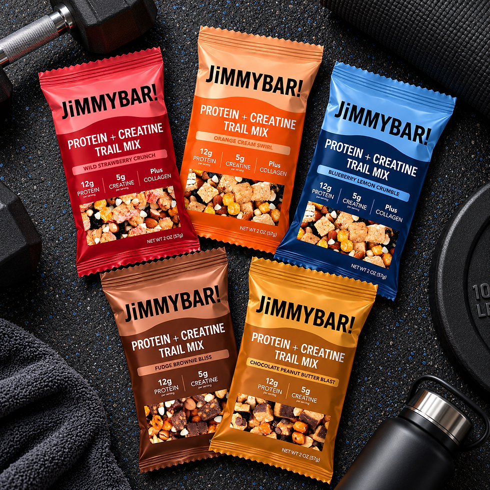 Jimmybar! launches creatine and protein trail mix