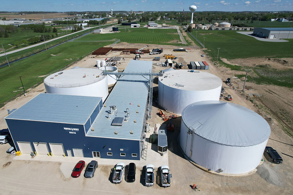 PurposeEnergy commissions $40m facility to convert yogurt waste to renewable energy