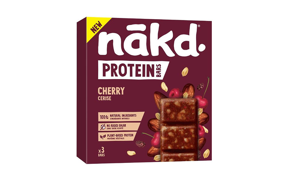 Nākd. expands protein line with fruity cherry variant