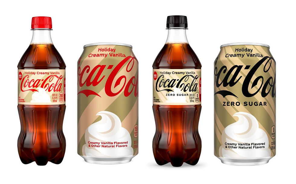 Coca-Cola unveils limited-time creamy vanilla flavour for the festive season