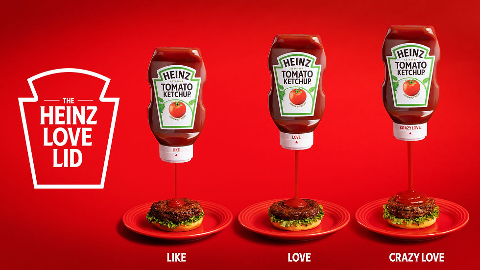Heinz launches customisable Love Lid for personalised ketchup squeezes