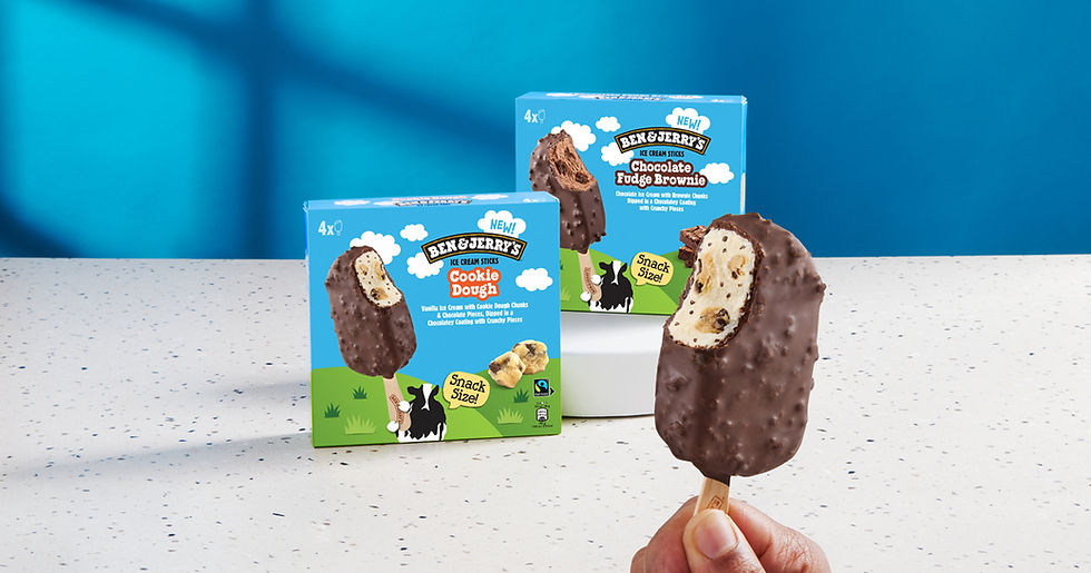Ben & Jerry’s expands portfolio with new Ice Cream Sticks and flavour