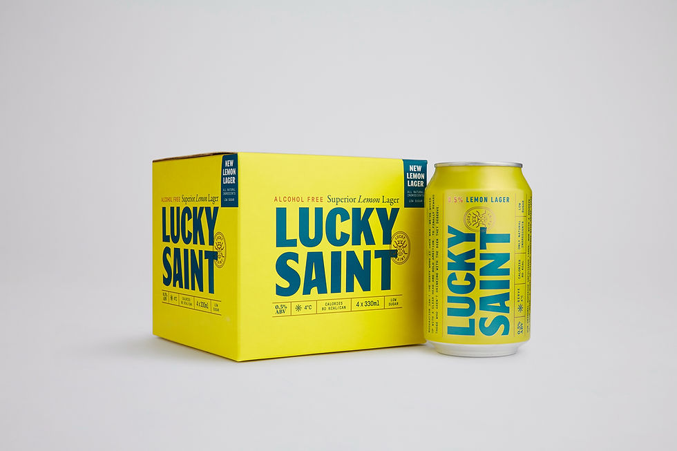Lucky Saint launches new alcohol-free Lemon Lager