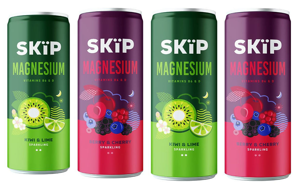 Skip expands functional drinks portfolio with magnesium-infused sparkling beverages