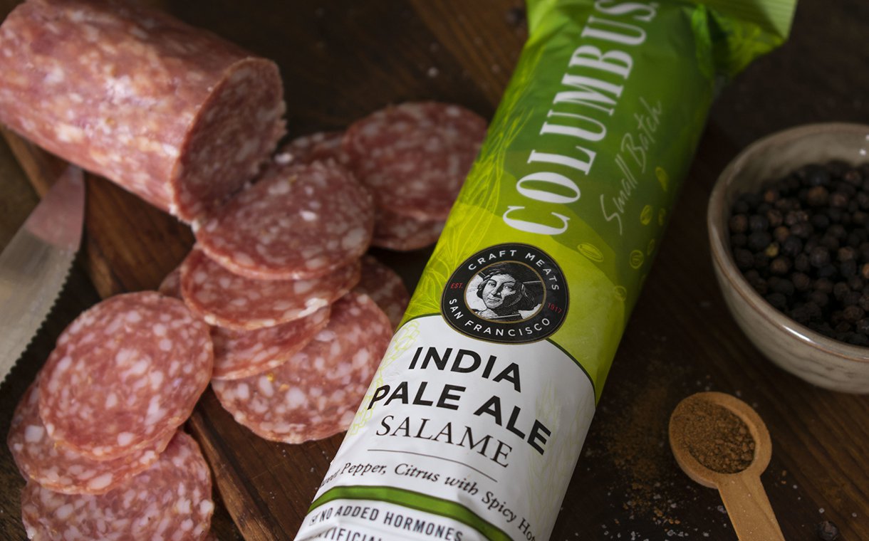 Columbus beer-flavoured salami