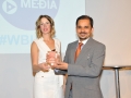 FoodBev's Isabel Sturgess presented Tetra Pak with the best carton or pouch award.