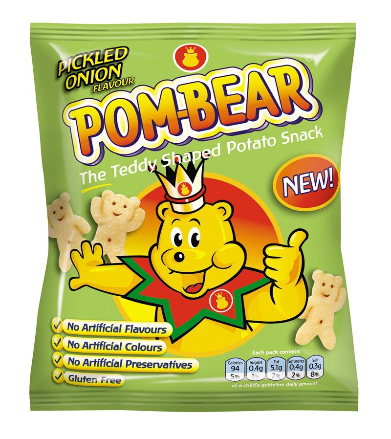 Cheese & onion flavour comes tops in Pom-Bear survey
