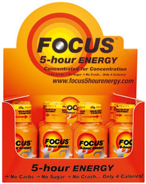 Focus 5-hour Energy launches B-vitamin energy shot