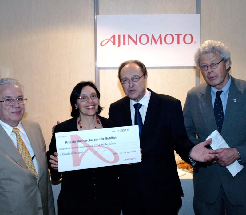 Prix Ajinomoto 2008 awarded to Nicole Darmon PhD