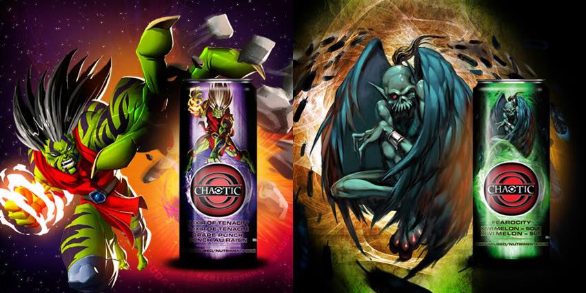 Canadian drinks launch ties in with trading card game Chaotic