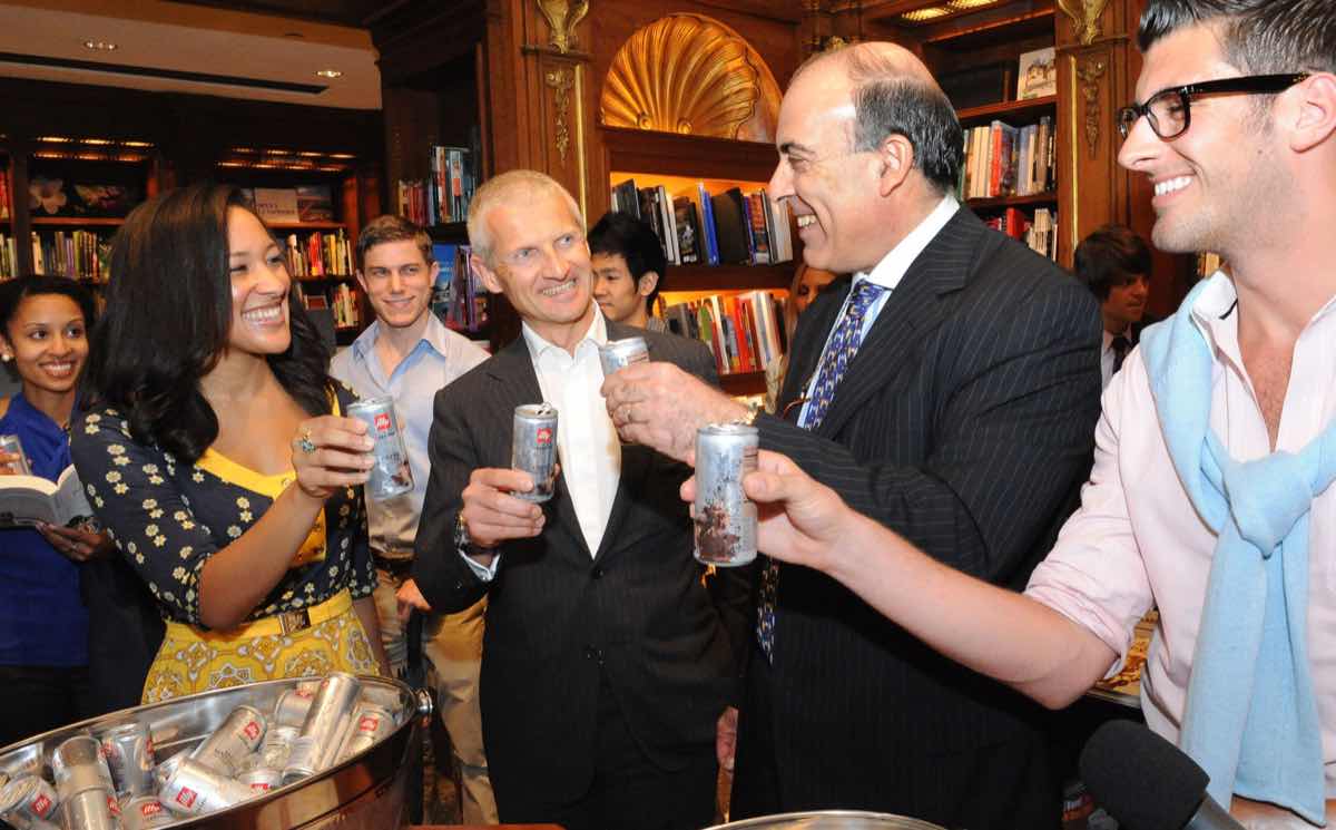 Muhtar Kent and Andrea Illy at US illy issimo launch