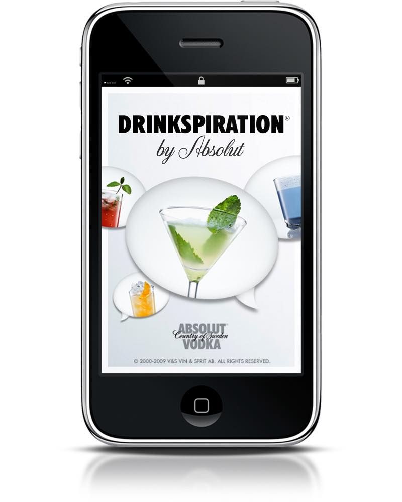 Absolut Vodka launches app for iPhone and Google Android