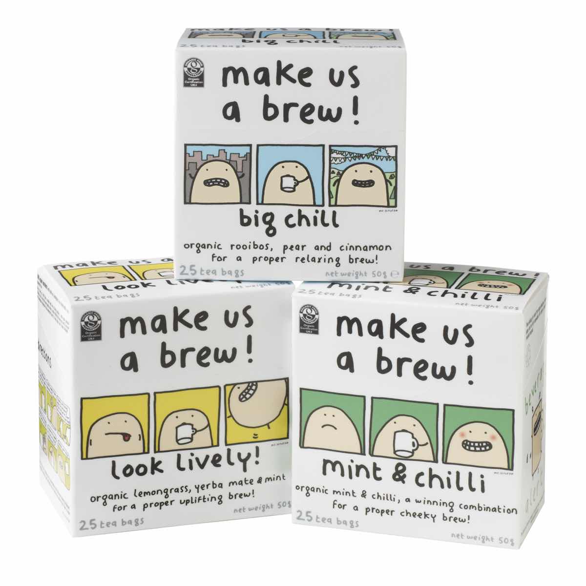 Herbal teas from Make Us A Brew