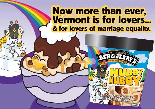 Ben & Jerry's celebrates gay marriage with Hubby Hubby