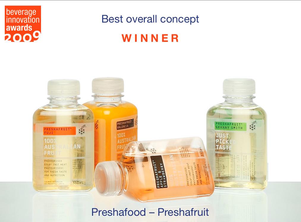 Preshafruit takes top prize in Beverage Innovation Awards