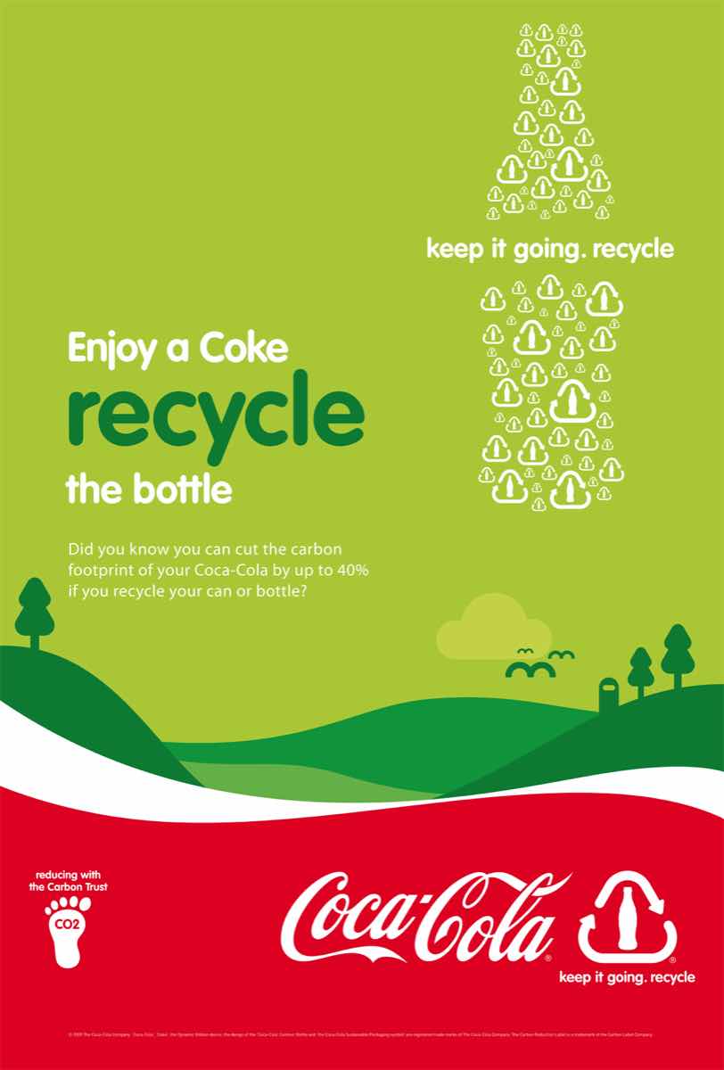 Coca-Cola urges consumers to recycle more