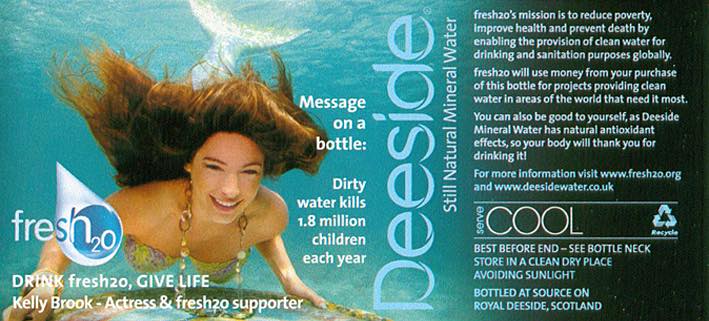 Deeside Mineral Water and fresh2o team up for charity