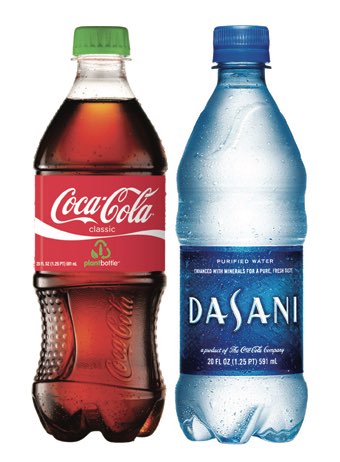 Coca-Cola and Dasani debut PlantBottle