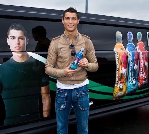Ronaldo's Soccerade takes on Lucozade