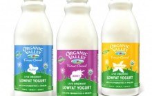 Organic Valley low-fat yogurts