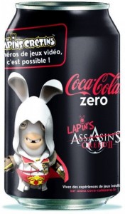 'Raving Rabbids' Coca-Cola Zero cans