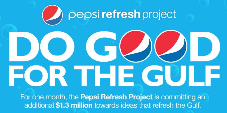 Pepsi expands Refresh Project for oil spill communities