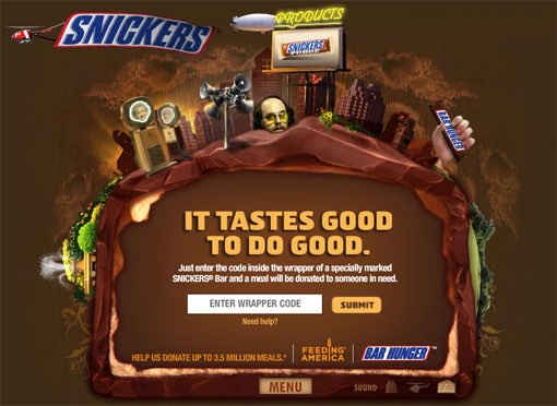 Snickers Bar Hunger program continues