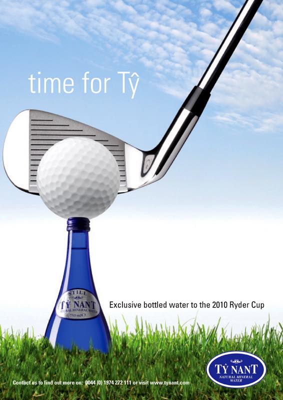 Ty Nant announces Ryder Cup 2010 contest