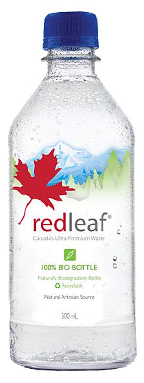 Redleaf Water introduces biodegradable recyclable bottle