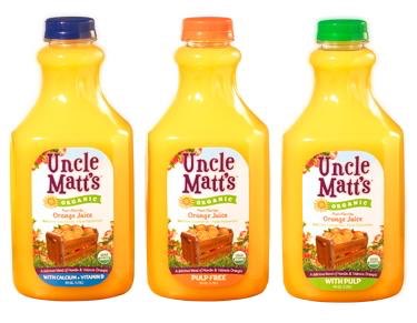 Uncle Matt’s Organic now shipping in 100% recycled boxes