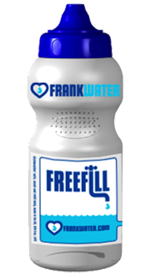 Frank Water Freefill for festival goers
