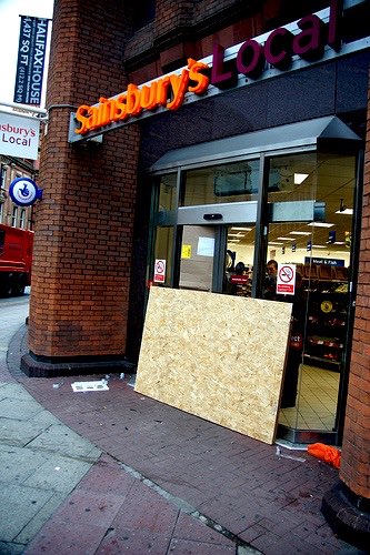 Sainsbury's will not claim damages under the Riot Act
