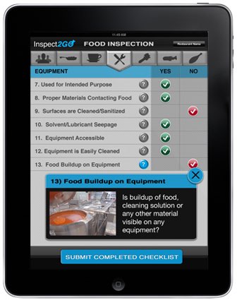 Inspect2GO develops food safety inspection mobile app