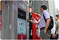 Coca-Cola and Google showcase cashless vending