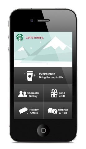 Starbucks launches Cup Magic app