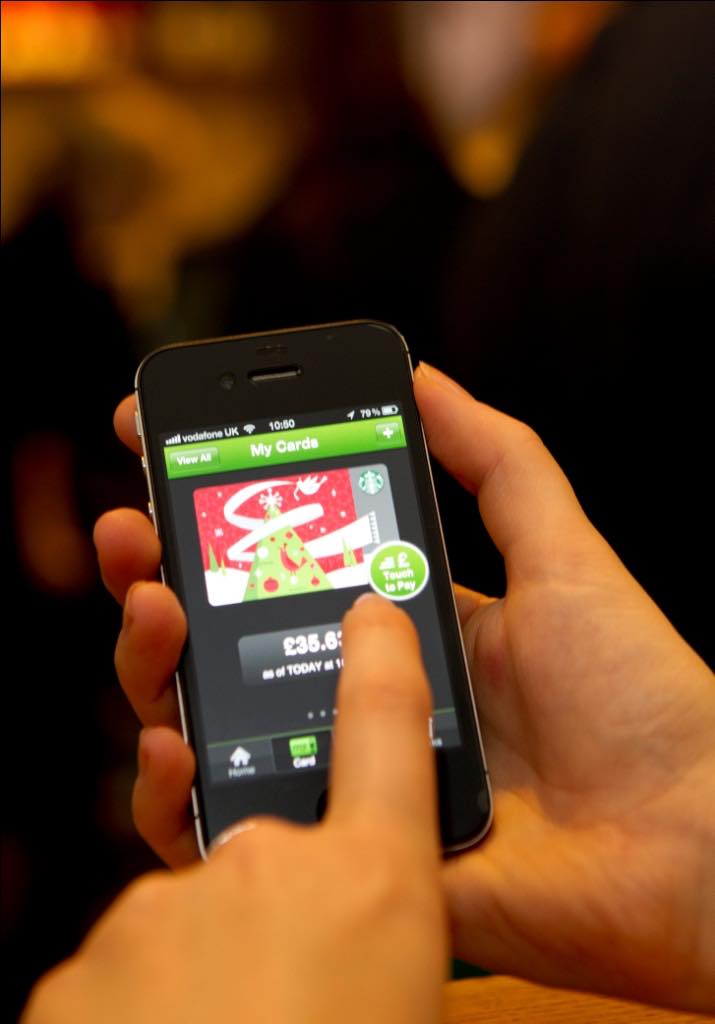 Starbucks launches first one-touch mobile payment app