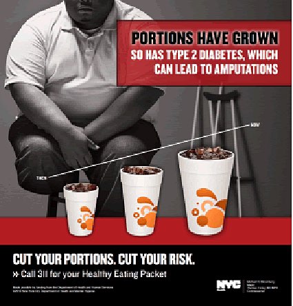 Controversial New York ads link soda to amputations