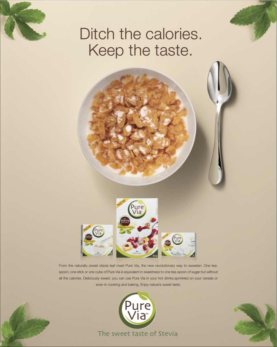 Merisant launches Pure Via stevia with TV ad