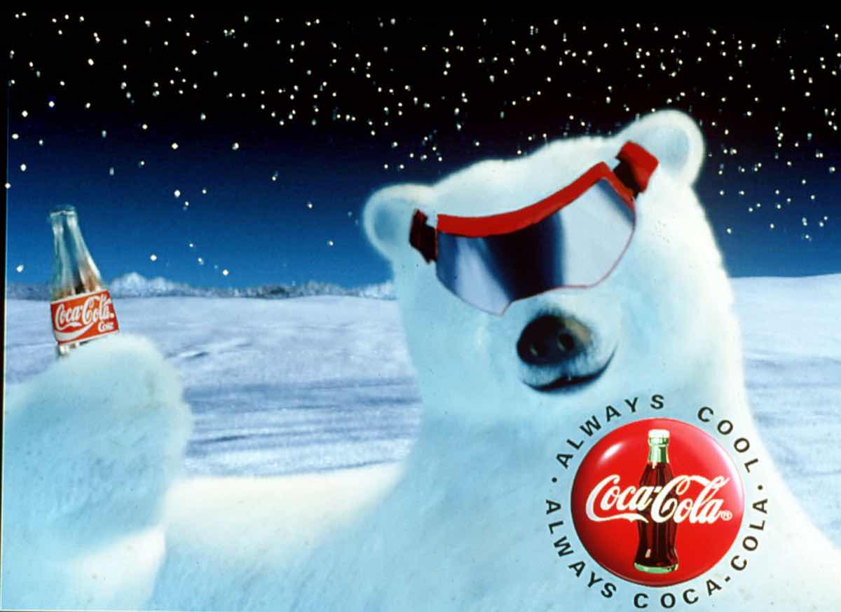 Coca-Cola Polar Bears in ads during Super Bowl broadcast