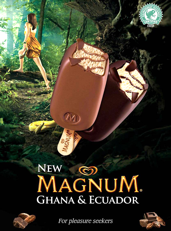 Magnum commits to cocoa from Rainforest Alliance farms