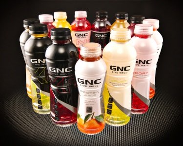 GNC Advanced Nutrition Beverages with CSI closures