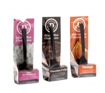 New 'Stir in Hot Chocolate' spoons flavours