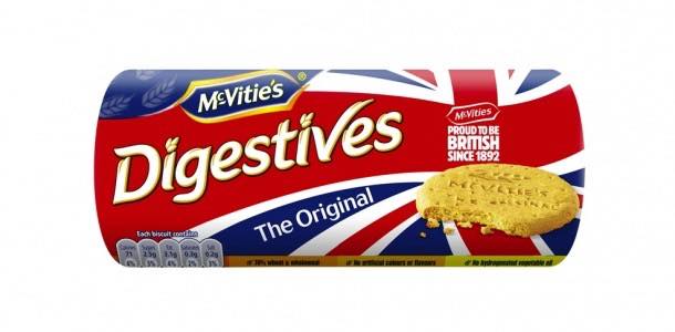 McVitie's 'Proud to be British' pack redesign