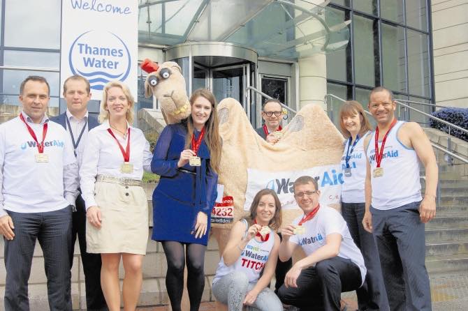 Thames Water runners raise money for WaterAid